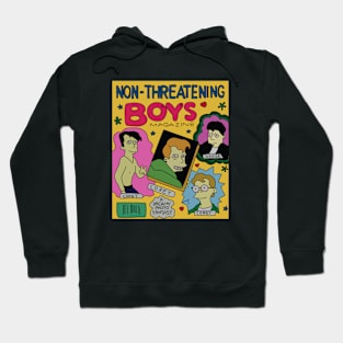 Non-Threatening Boys Magazine Hoodie